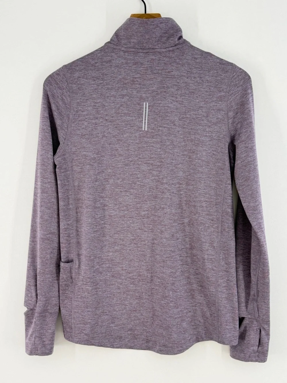Nike Women's Half-Zip Running Performance Pullover in Heather Purple Size XS